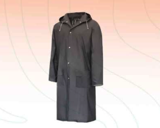 PVC RUBBERISED RAIN COAT