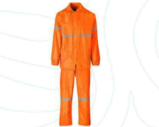 RUBBERISED RAIN SUIT REFLECTIVE