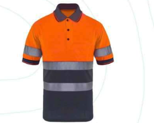 TWO TONE HIGH VIZ GOLF TSHIRT
